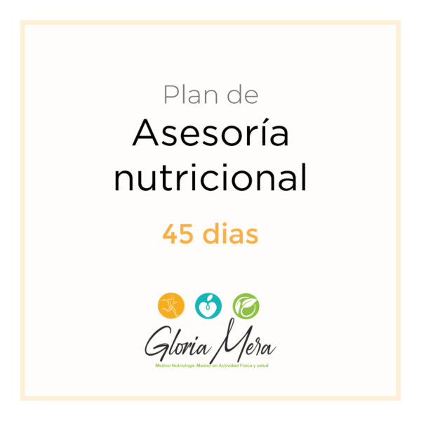 Plan de Asesoría nutricional (45 días)